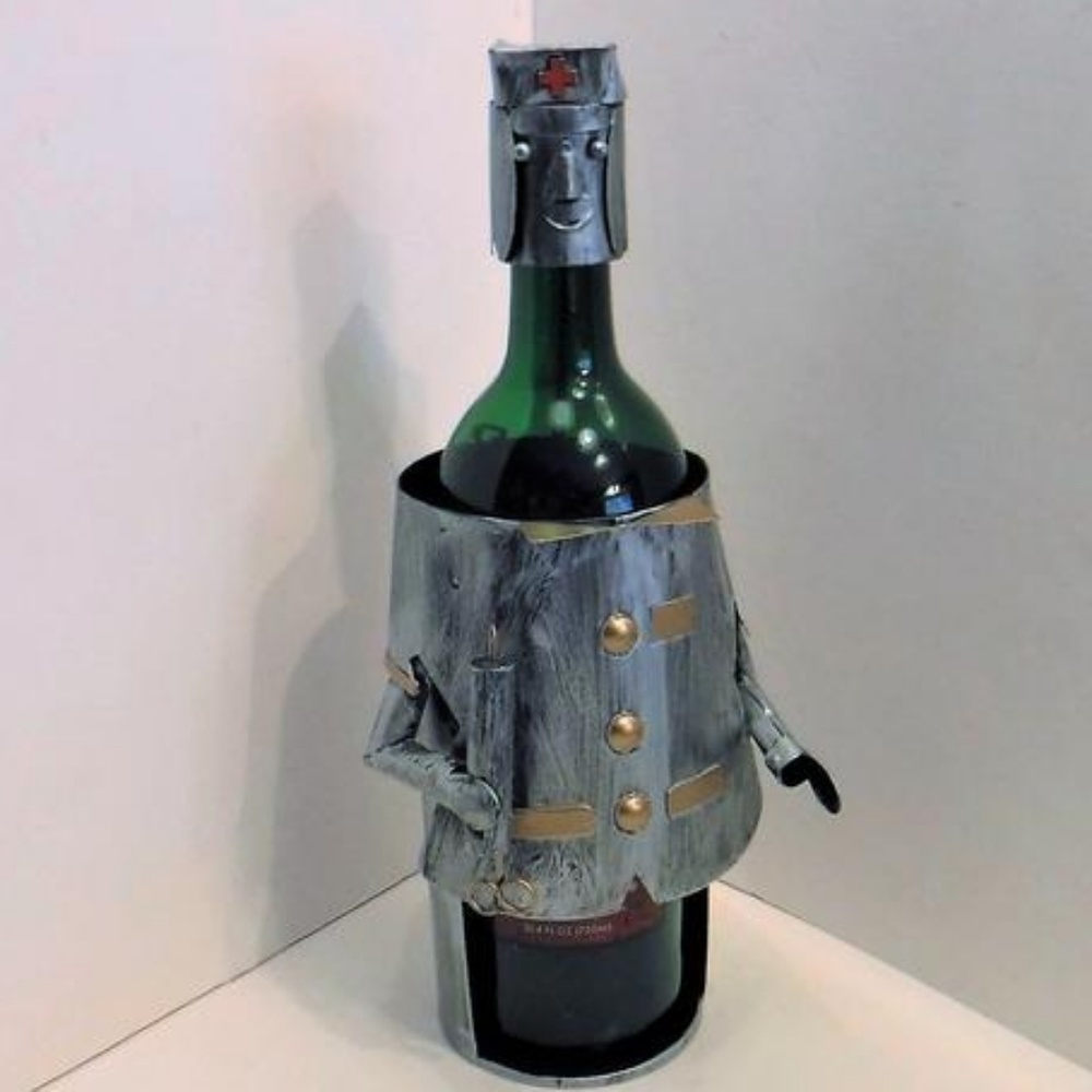 Nurse Wine Bottle Caddie